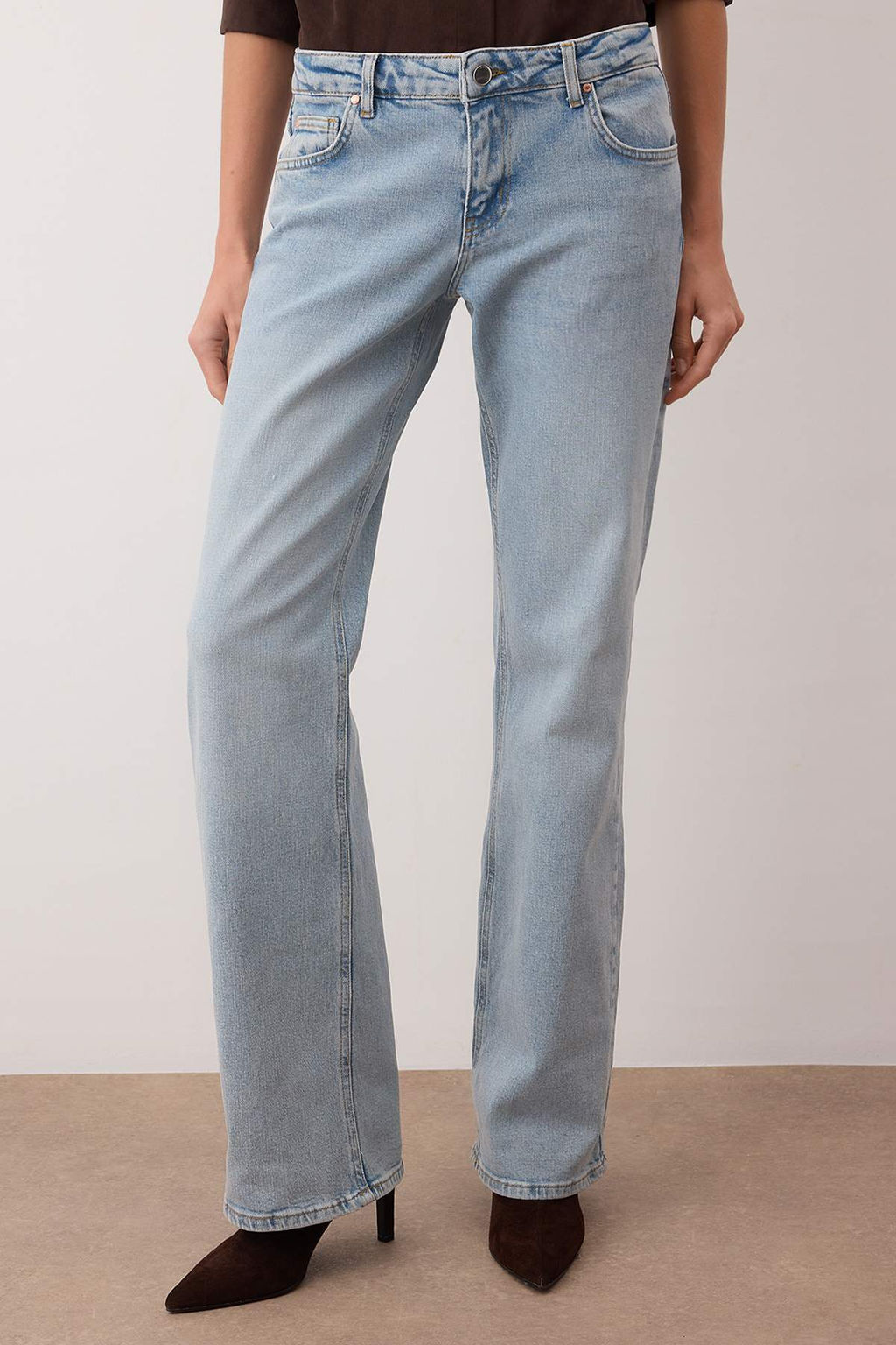 Mavi Dusuk Bel Comfort Wide Leg Genis Paca Jeans TWOAW26JE00207 - Trendyolmilla фото 3