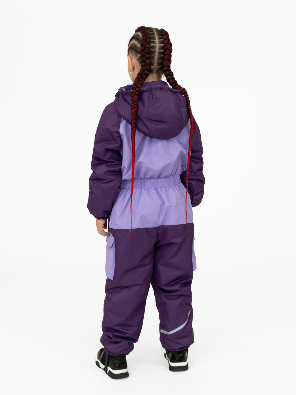 Комбинезон демисезонный сирень