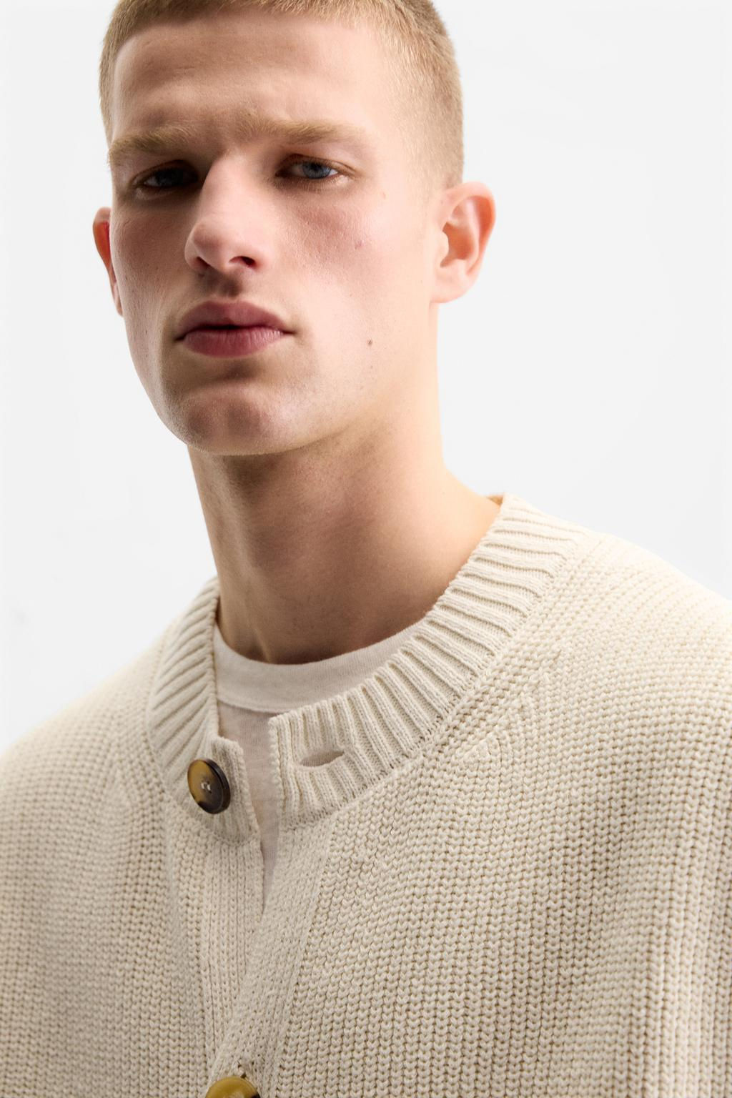 TEXTURED KNIT WAISTCOAT - Zara фото 6