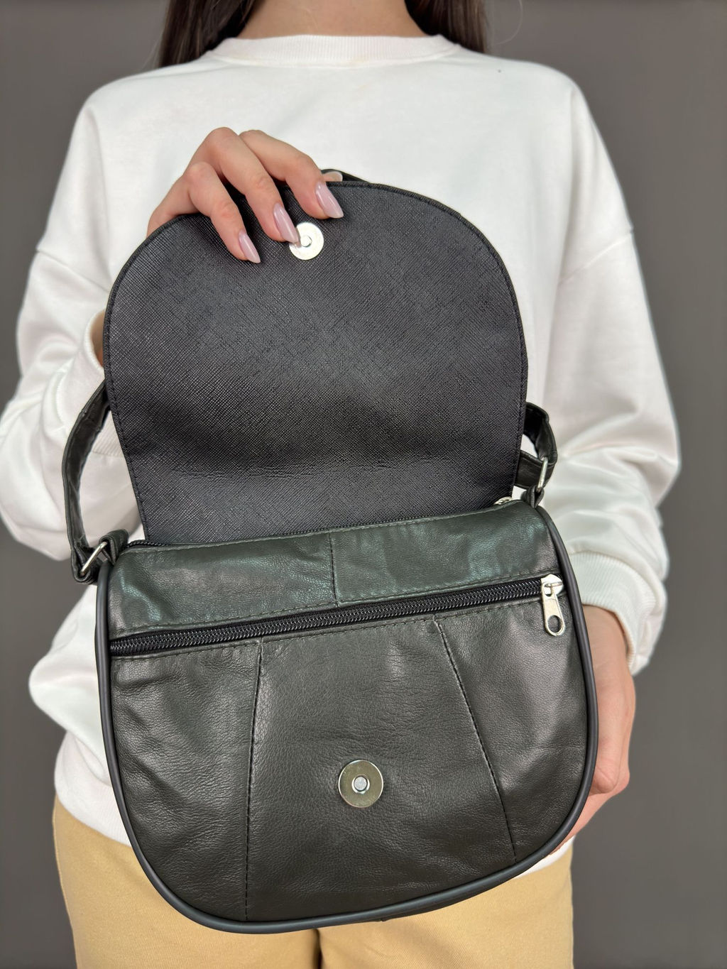 Сумка женская из телячьей кожи