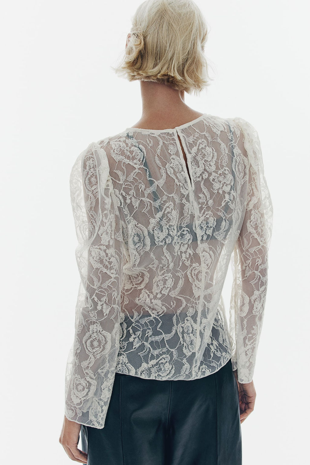 Blusa de encaje - H&m фото 4