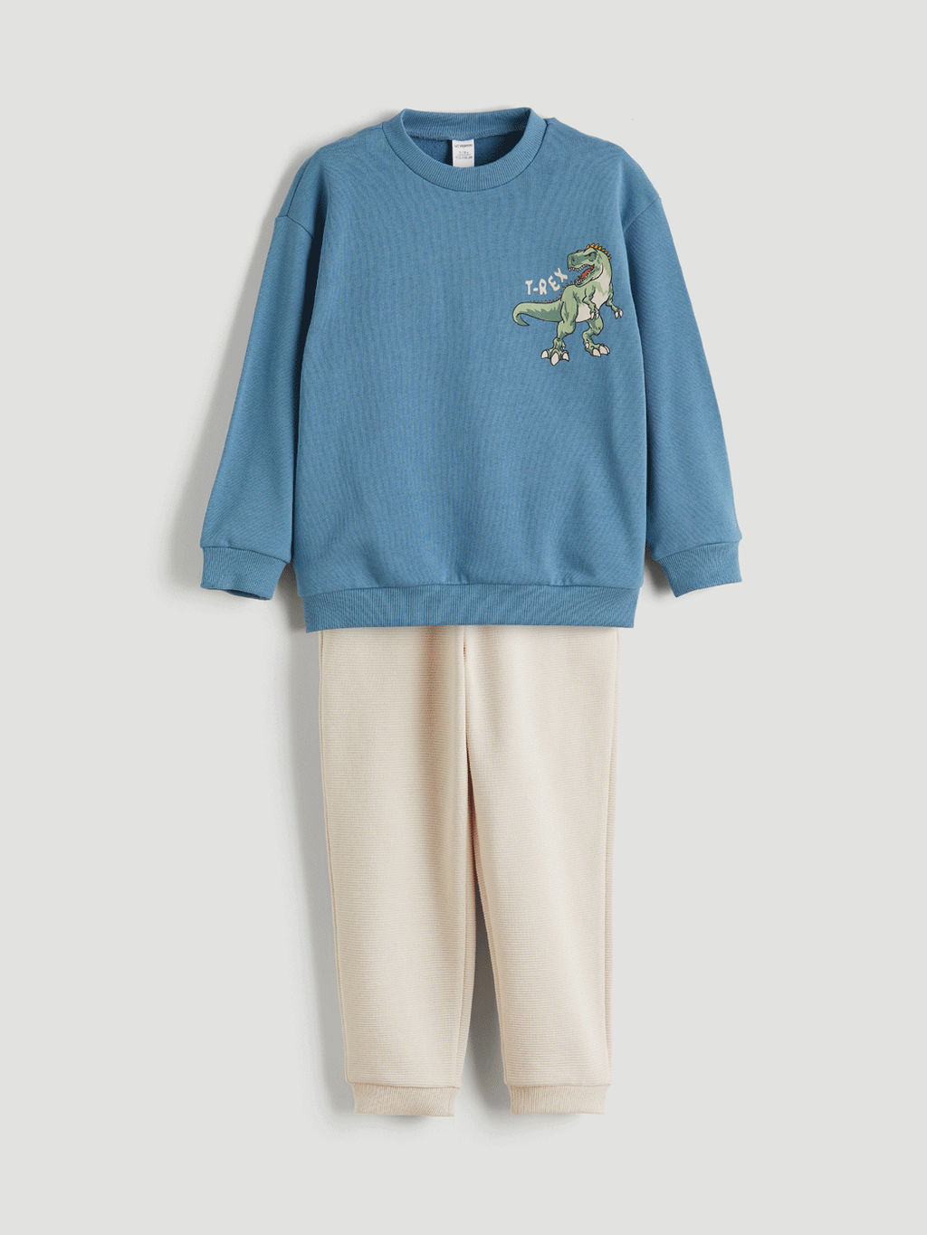 Bask?l? Erkek ?ocuk Sweatshirt ve E?ofman Alt?
