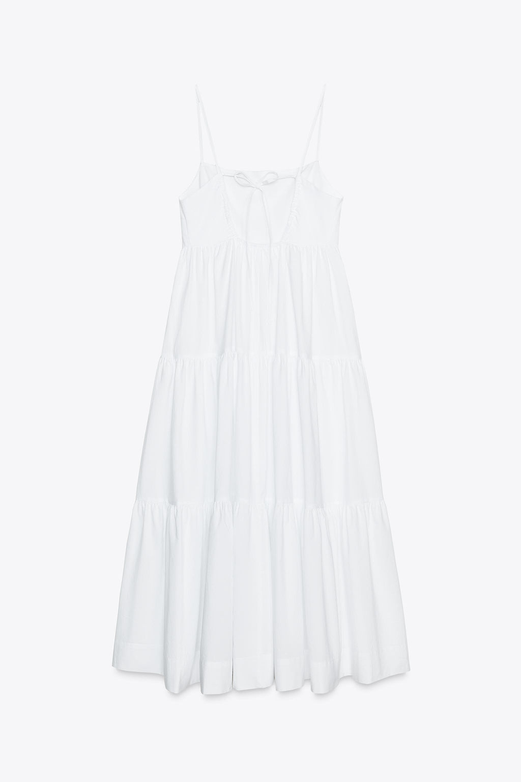 POPLIN PANEL MIDI DRESS - Zara фото 15