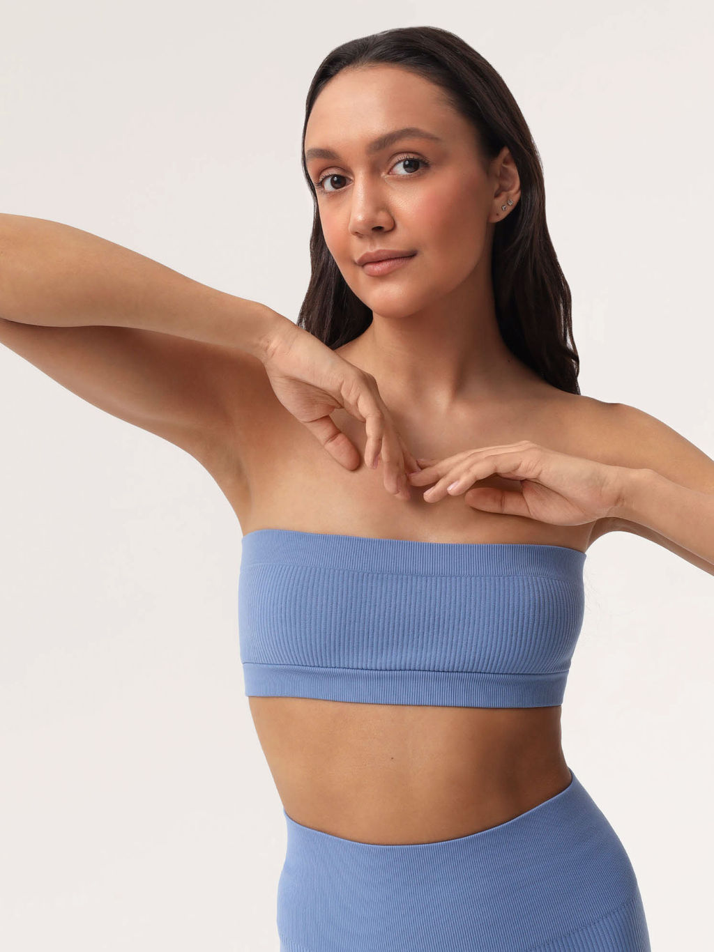 MY Топ женский BU105 TOP BANDEAU RIB(1/100)