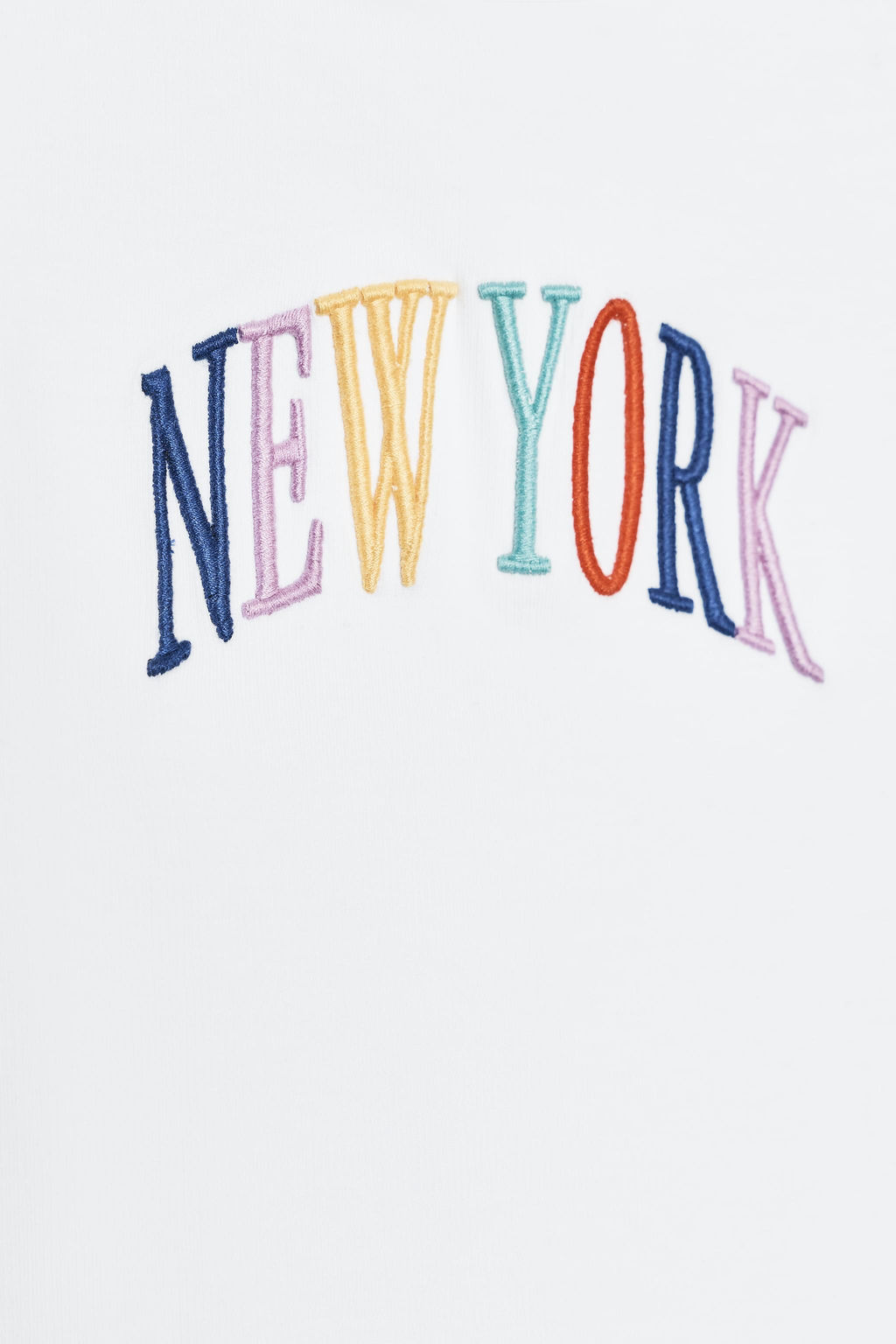 EMBROIDERED SLOGAN TOP - Zara фото 20