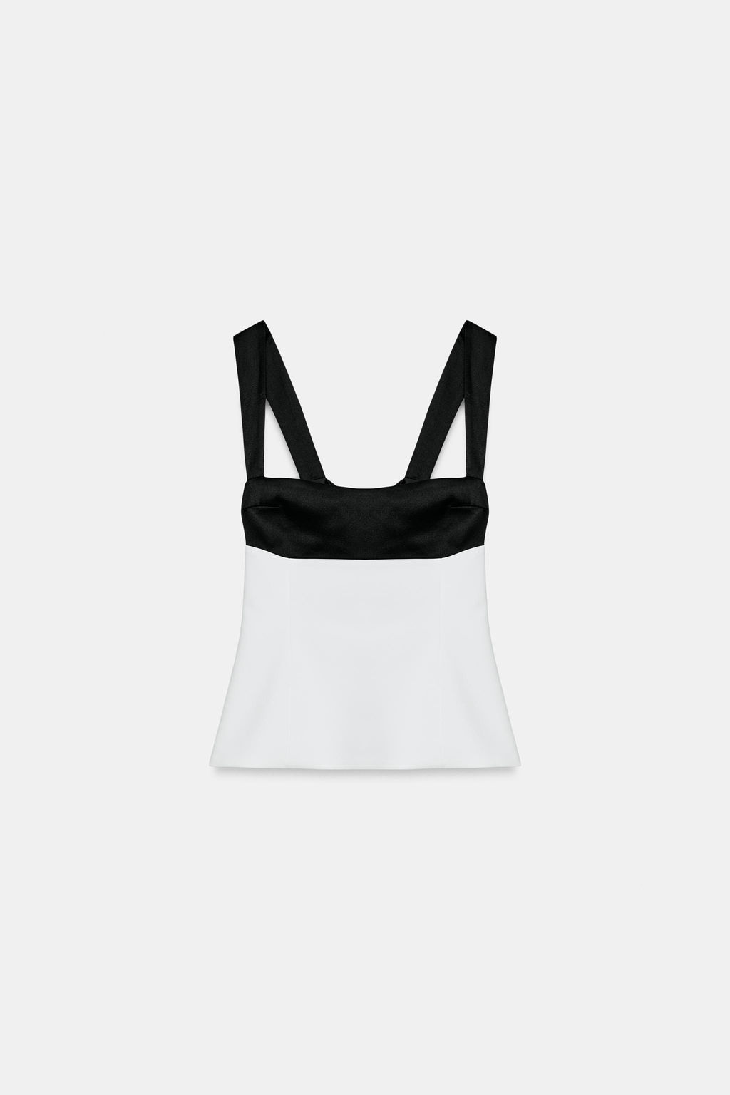 TOP COMBINADO LAZADA ESPALDA / Blanco