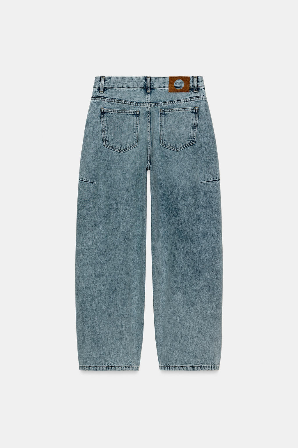 JEANS ZW COLLECTION ANKLE BALLOON TIRO MEDIO / Azul claro - Zara фото 8