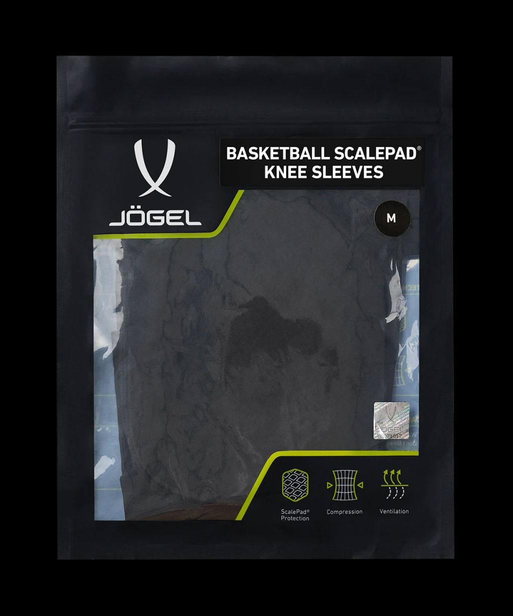 Наколенники баскетбольные с защитой JOGEL ScalePad Knee Sleeves, черный  фото 7