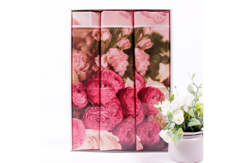 Набор вафельных полотенец Купон в коробке ВКК 559 Тейково (5612-1)