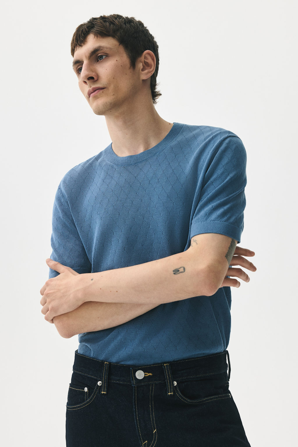 Camiseta de punto Slim Fit - H&m фото 3