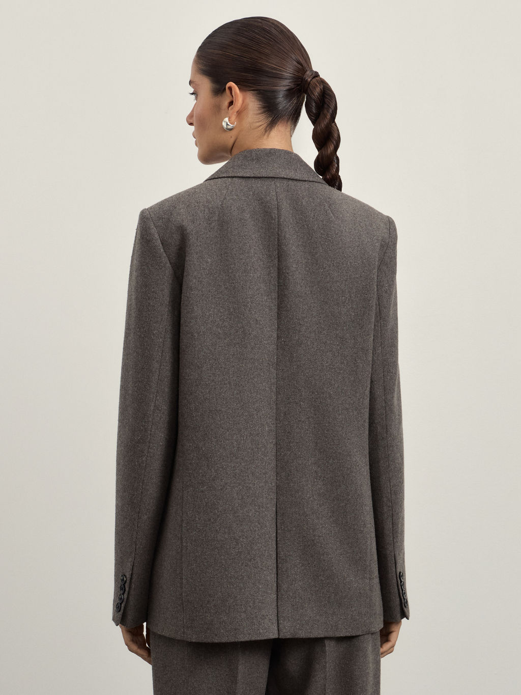 Жакет двубортный с добавлением шерсти / Zarina  фото 5