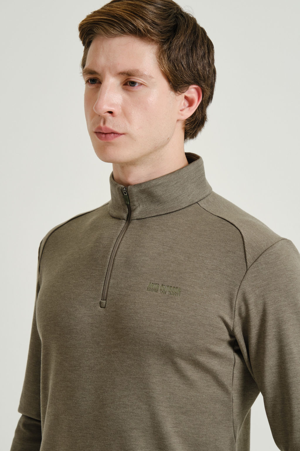 Лонгслив утепленный Зеленый