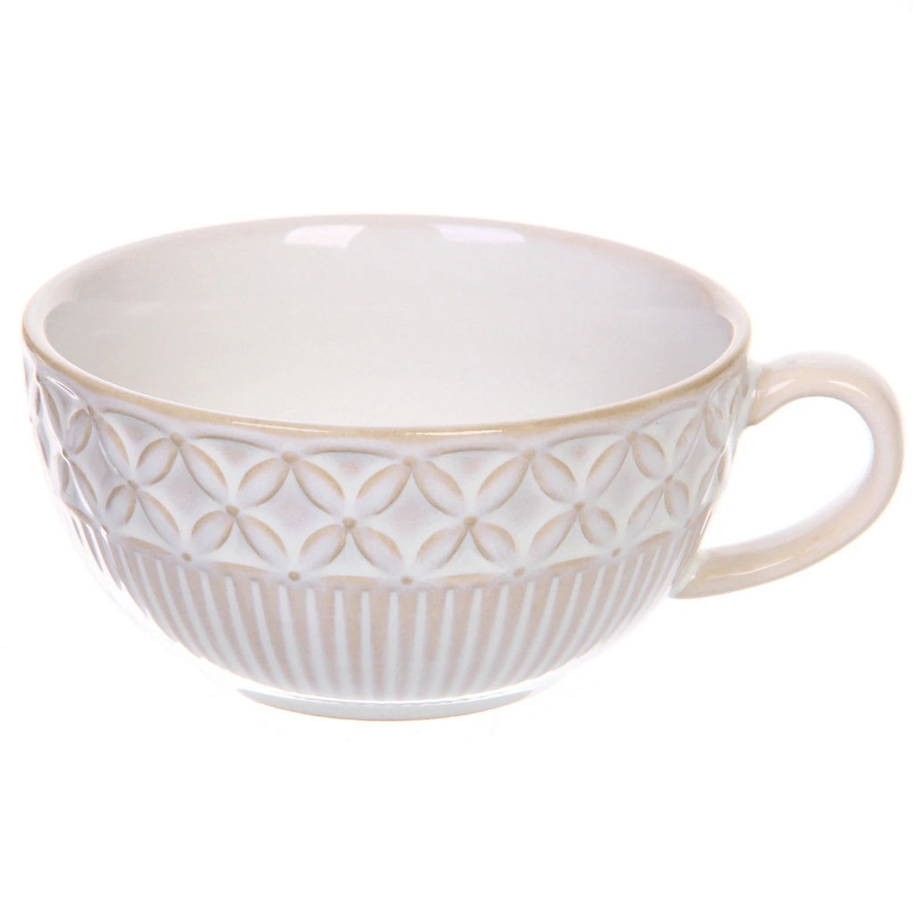 Чайная пара "Верона" (кружка 230мл, блюдце) ромбы