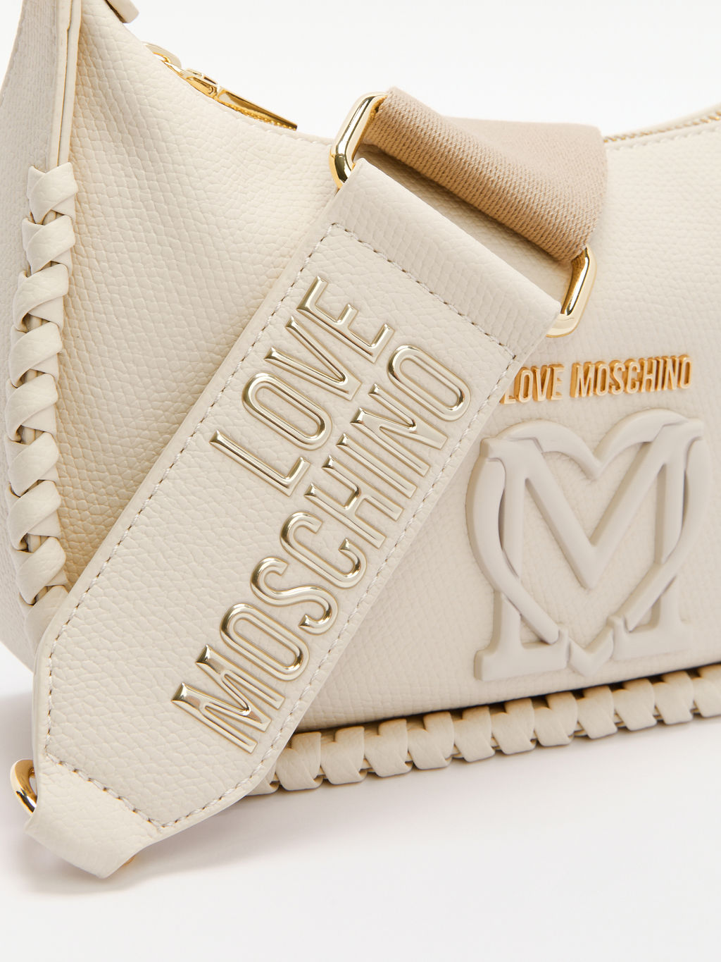 Кросс-боди LOVE MOSCHINO BRAIDING Артикул 4376565, молочно-белый  фото 3