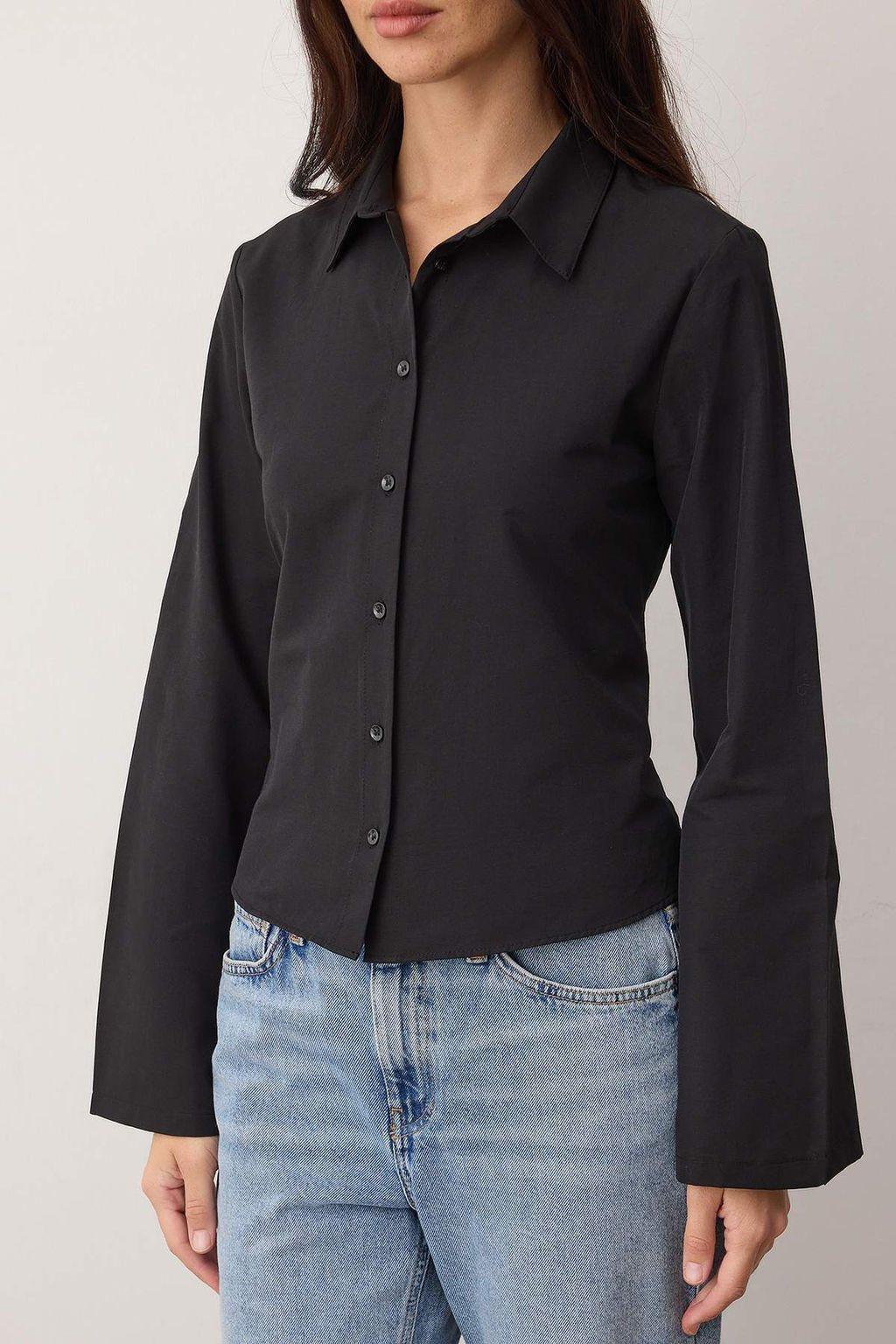 Kahverengi Korse Detayl? Bele Oturan Gomlek TWOAW26GO00055