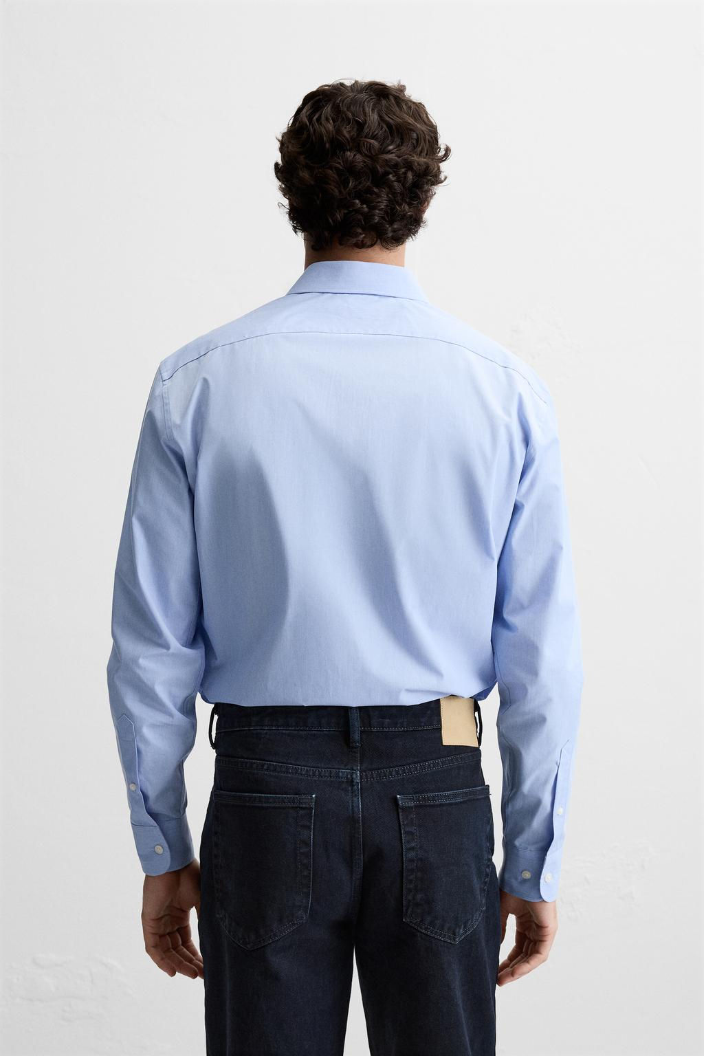 STRIPED EASY CARE SHIRT - Zara фото 3