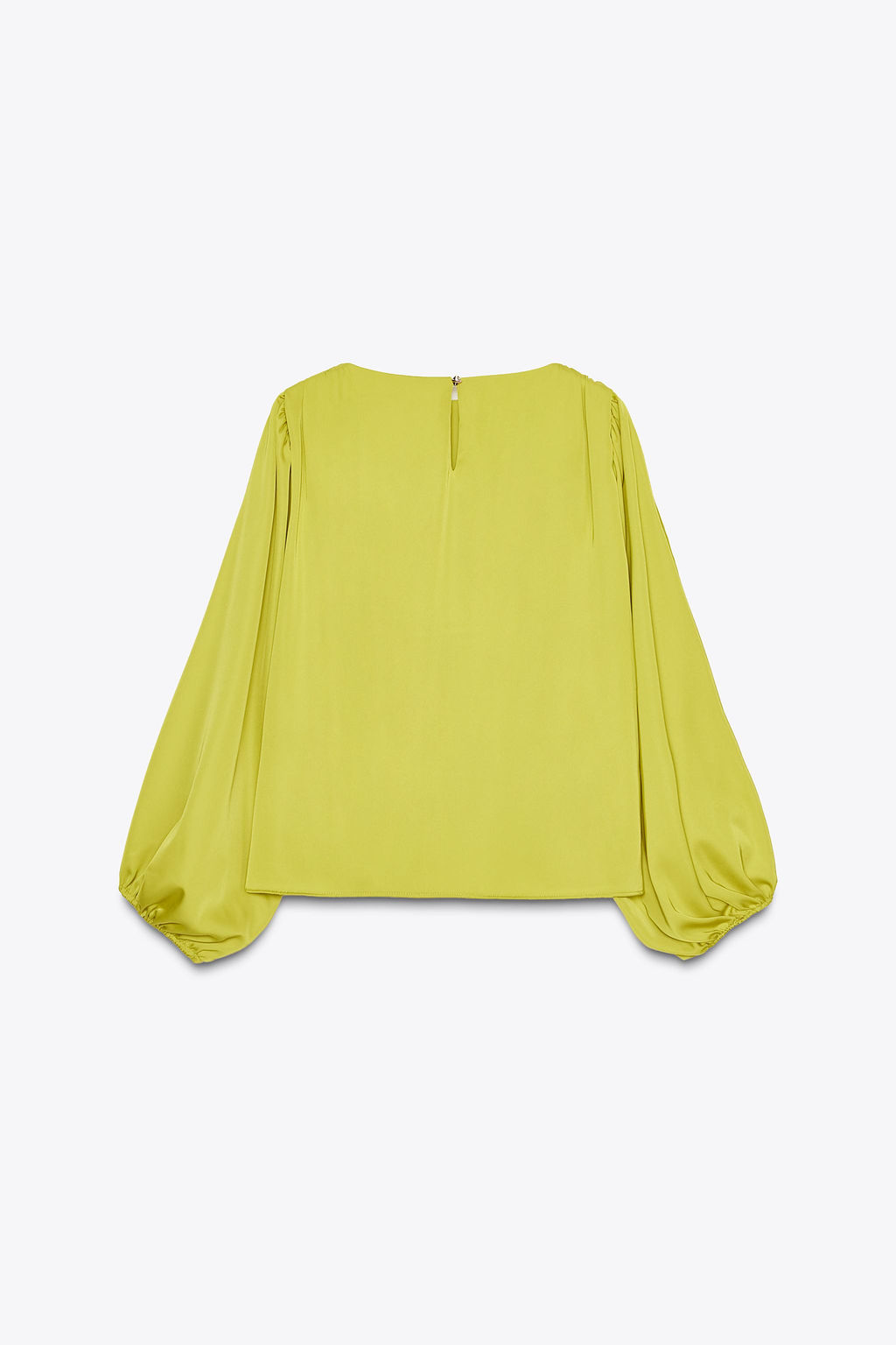SATIN TOP WITH CUT-OUT SLEEVES - Zara фото 6