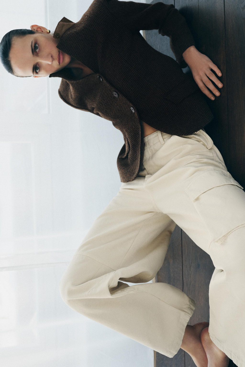 ZW COLLECTION TAILORED BLAZER WITH WOOL - Zara фото 7