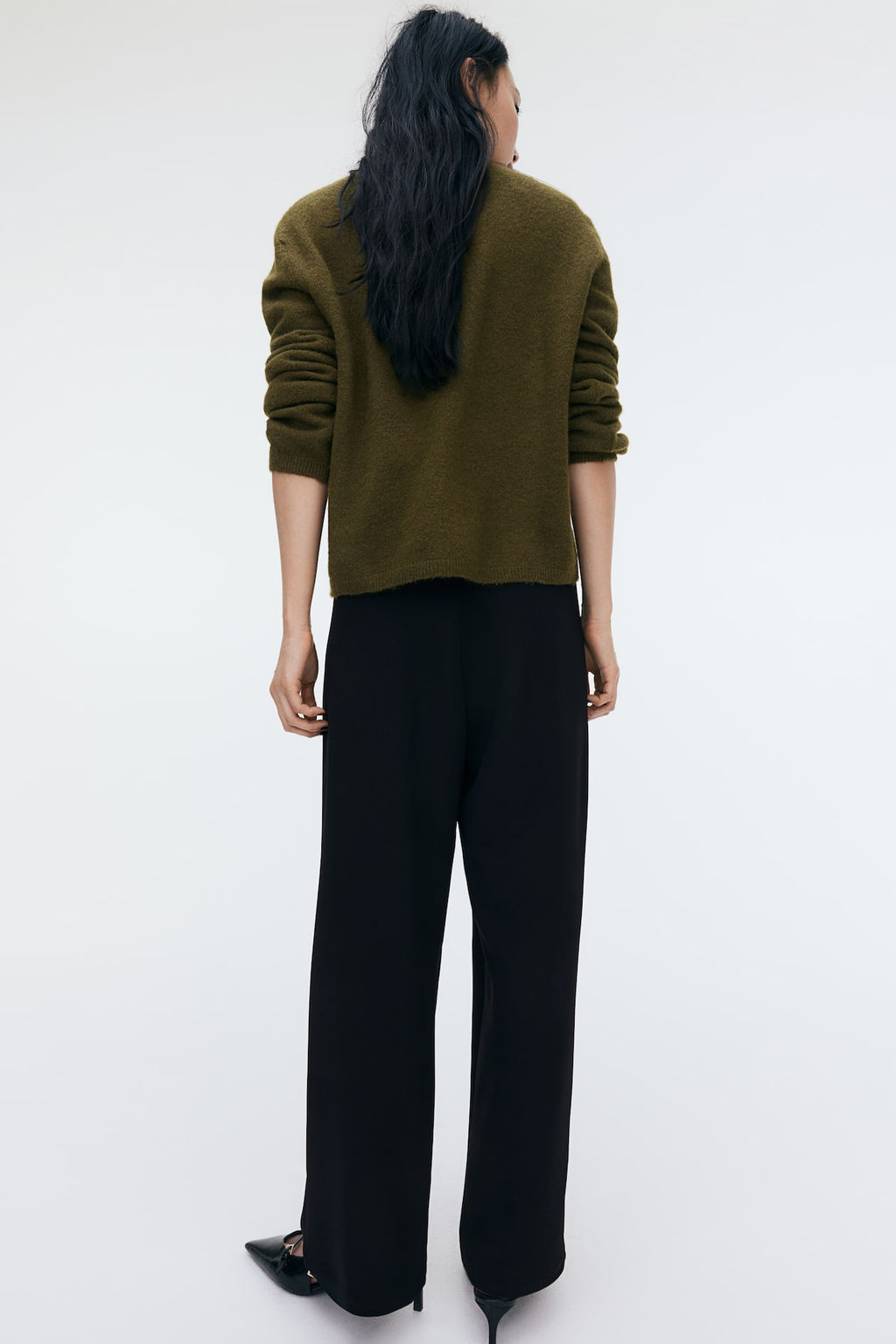 Pantalon amplio con cinturon - H&m фото 4