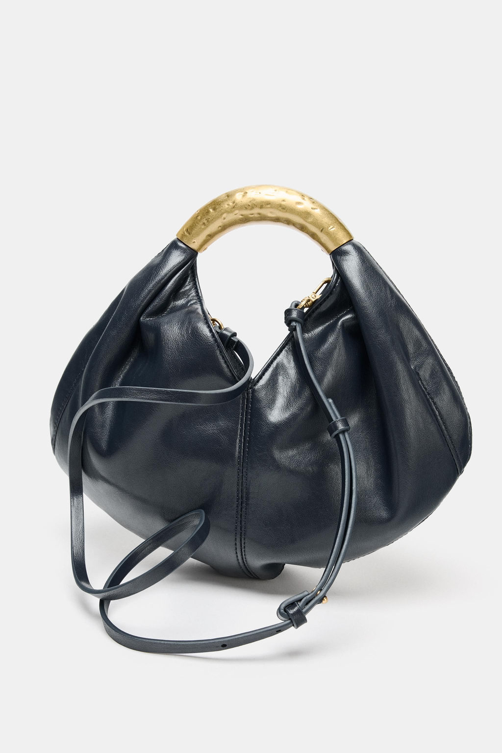 METAL HANDLE HANDBAG - Zara фото 4