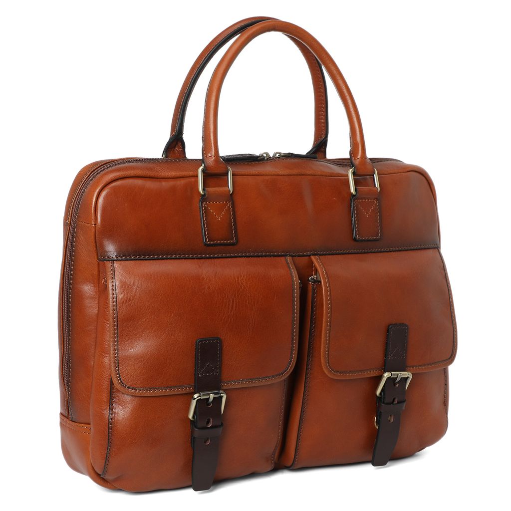 Мужская сумка для ноутбука GERARD HENON Артикул 2920708, светло-коричневый  фото 3