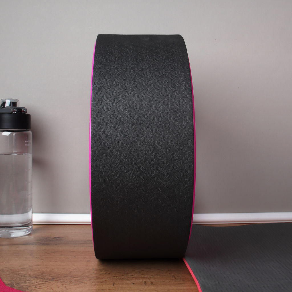 Колесо для йоги и пилатеса 32Х12 / YW32-BP / черный-розовый / уп10 - Галеонтрейд фото 8