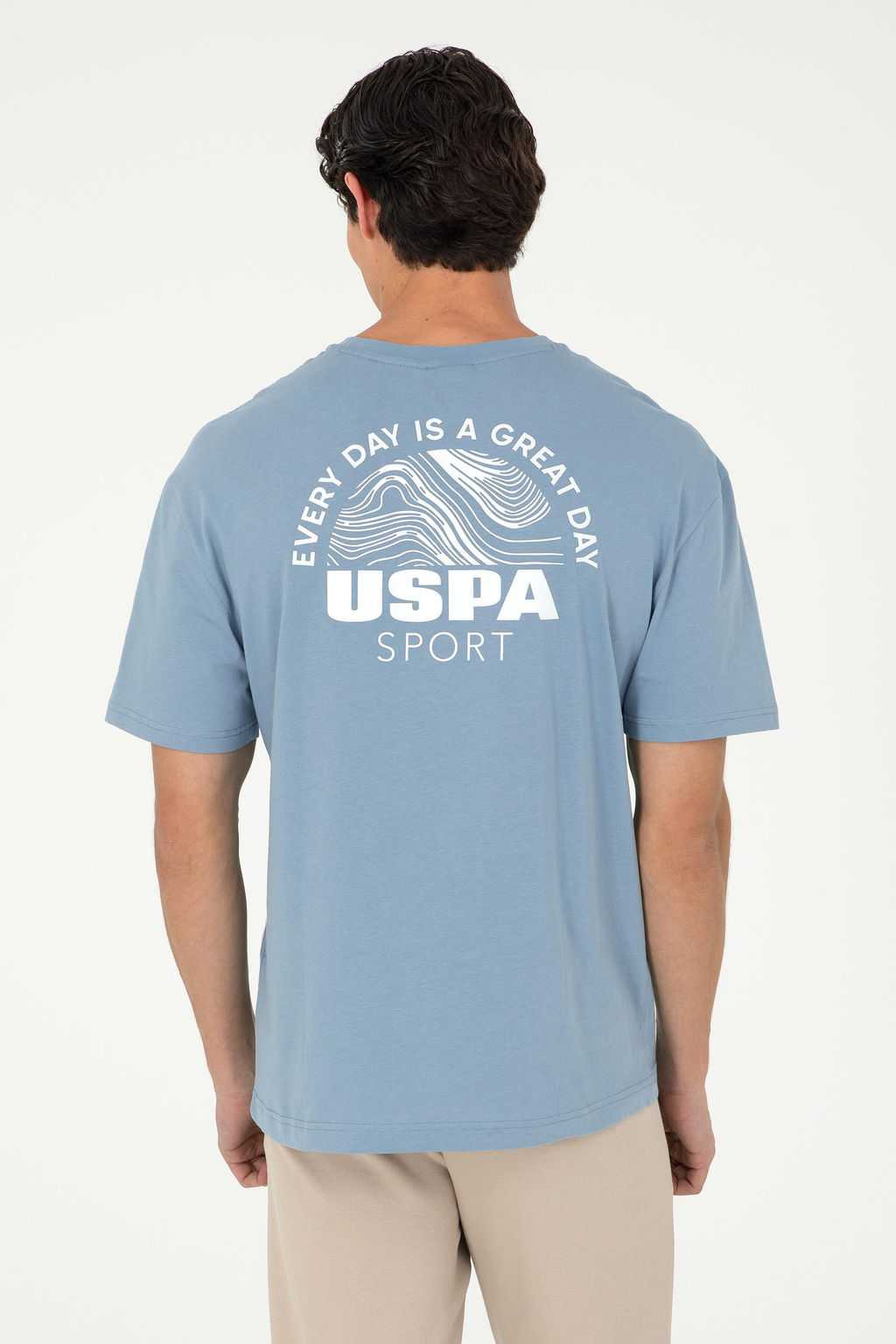 Мужская футболка цвета индиго Неожиданная скидка в корзине - U.s. polo assn фото 5