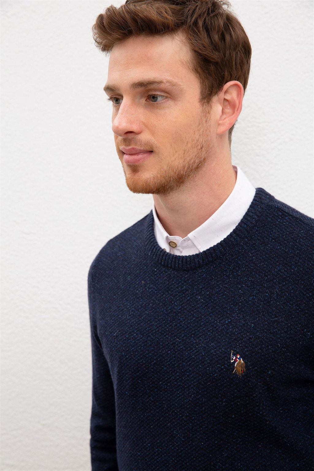 Мужской темно-синий свитер Неожиданная скидка в корзине - U.s. polo assn фото 2
