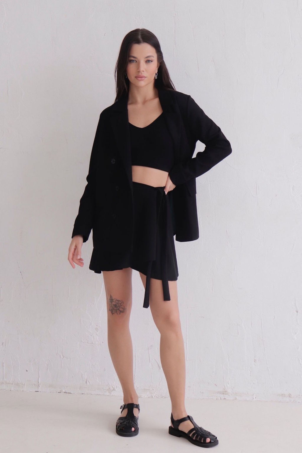 11341 Мини-юбка чёрная - Martichelli фото 10