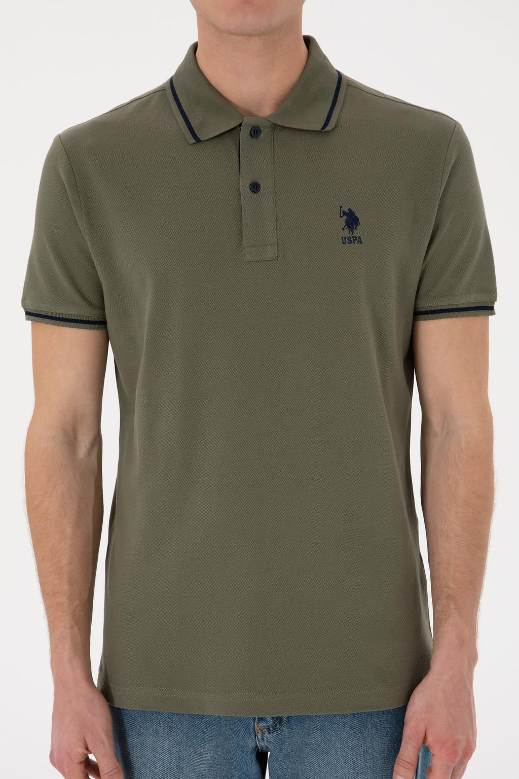 Erkek Koyu Haki Basic Ti__rt Sepette S_rpriz _ndirim - U.s. polo assn фото 7