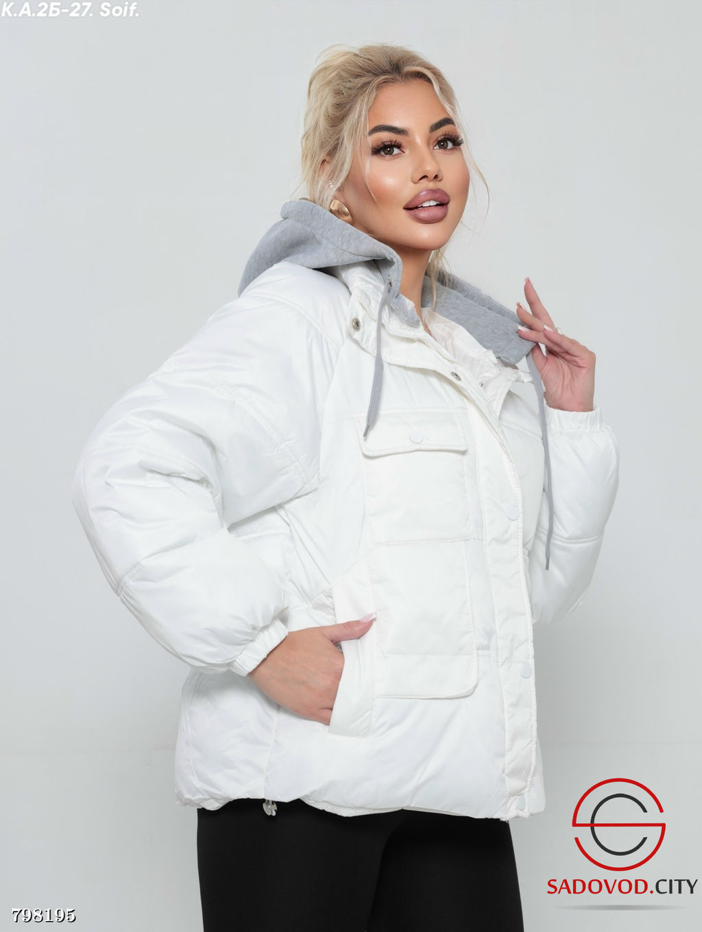 Куртка женская с капюшоном - Bruno фото 6