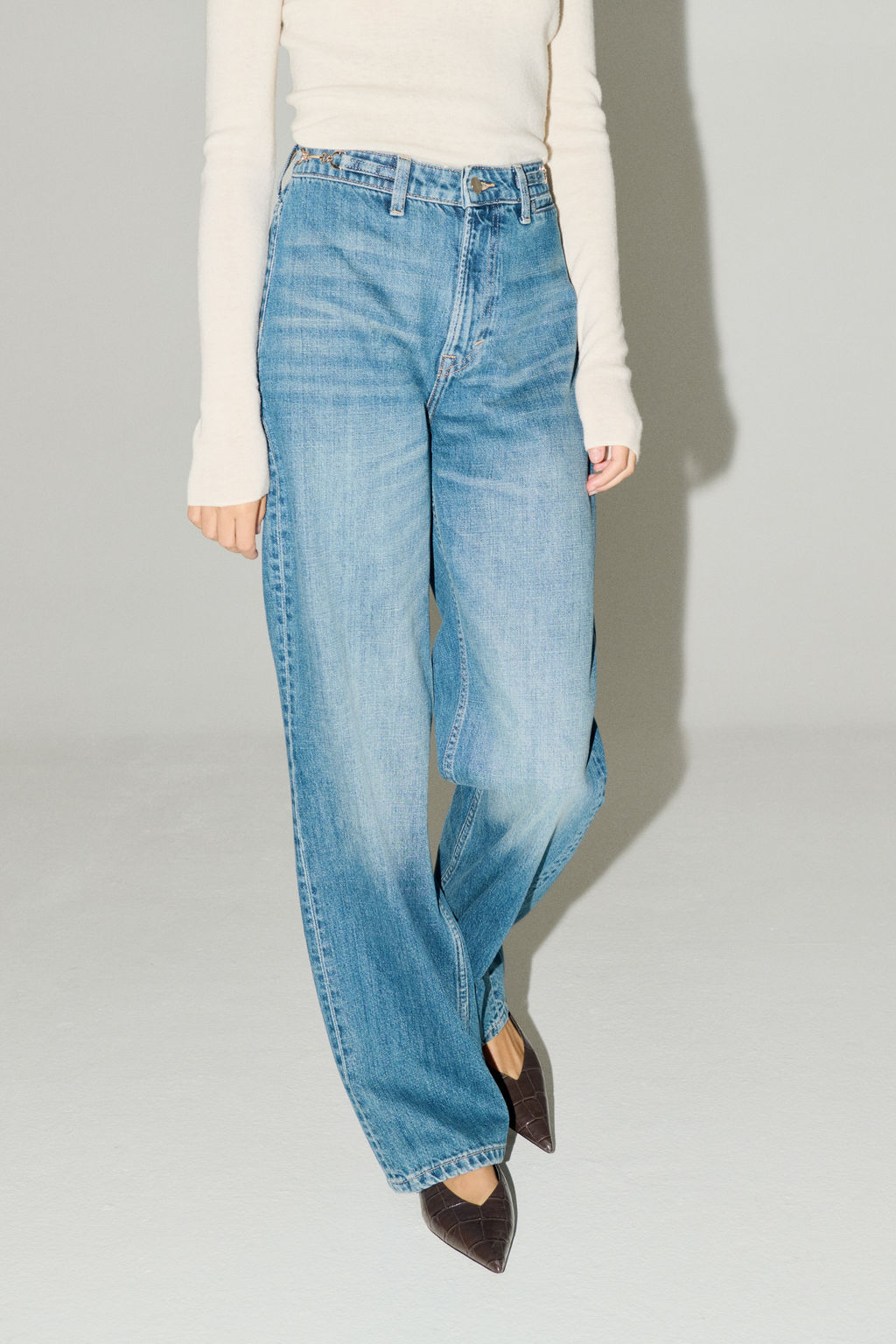 Straight High Jeans - H&m фото 10