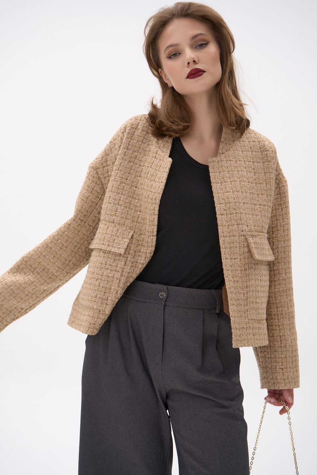 Бермуды Дана (серый) - Эльза фото 16