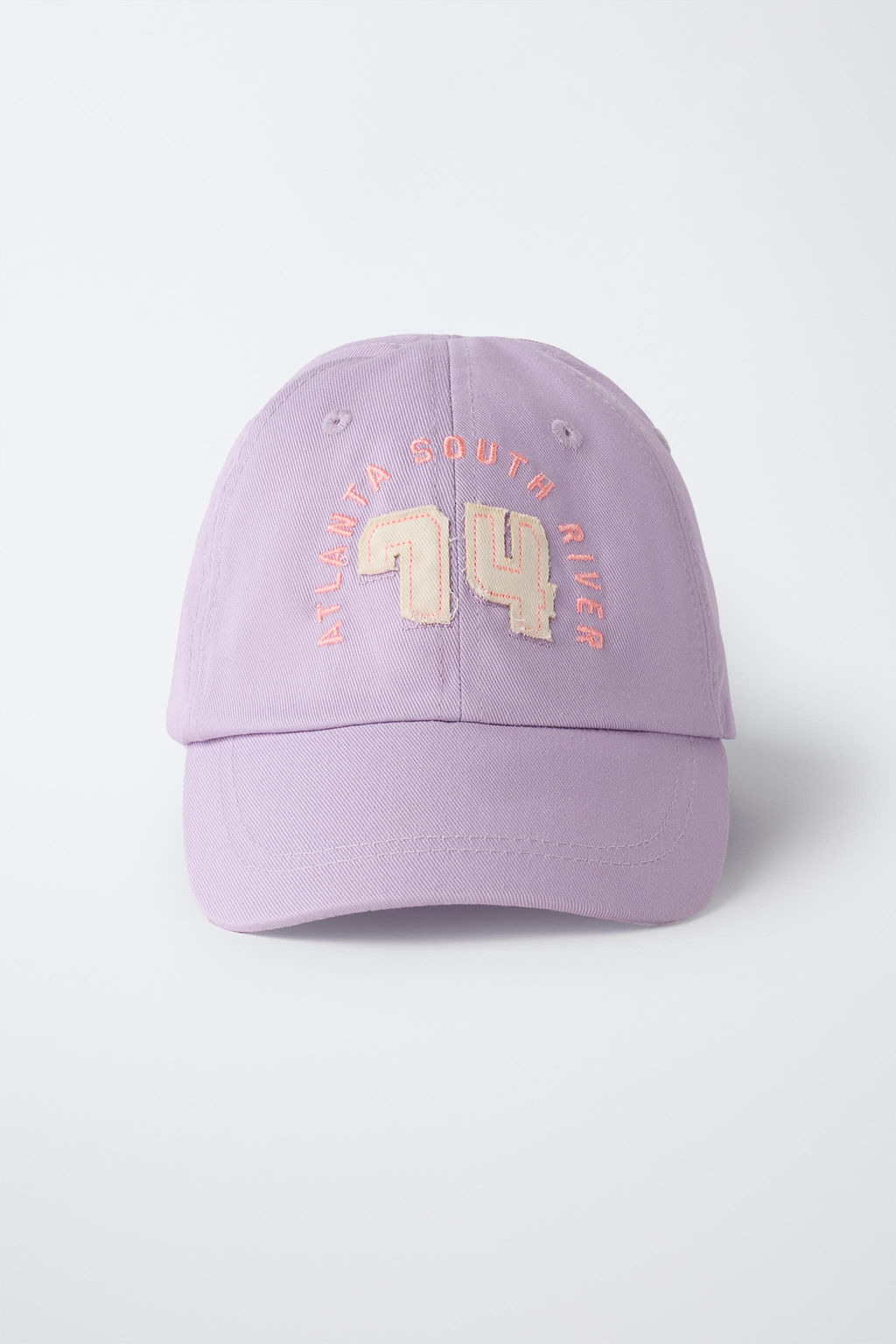 GORRA VARSITY BORDADO / Lila claro - Zara фото 4