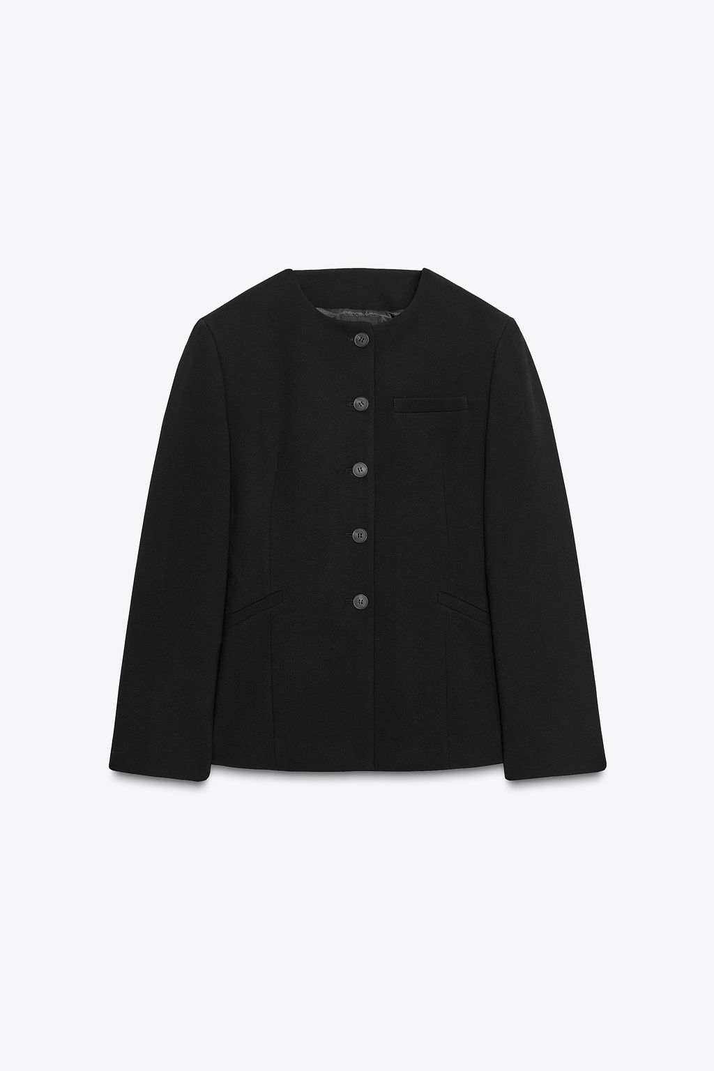 FITTED BLAZER WITH SHOULDER PADS - Zara фото 7