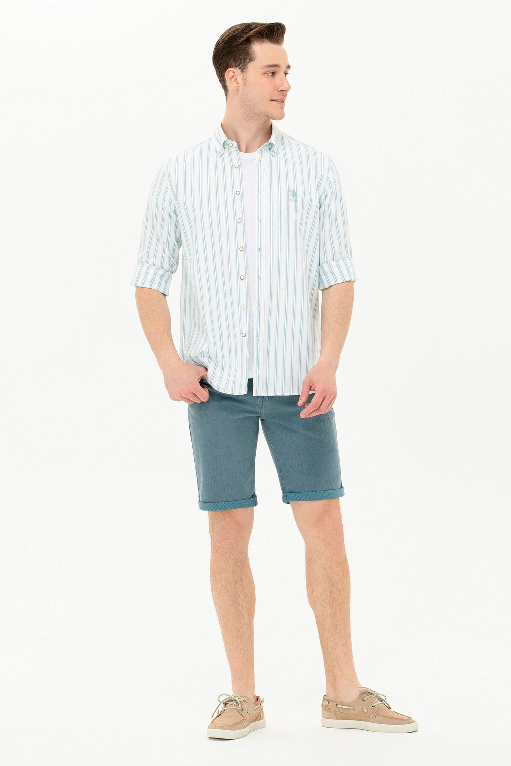 Мужская рубашка Saks Узунколь - U.s. polo assn фото 3