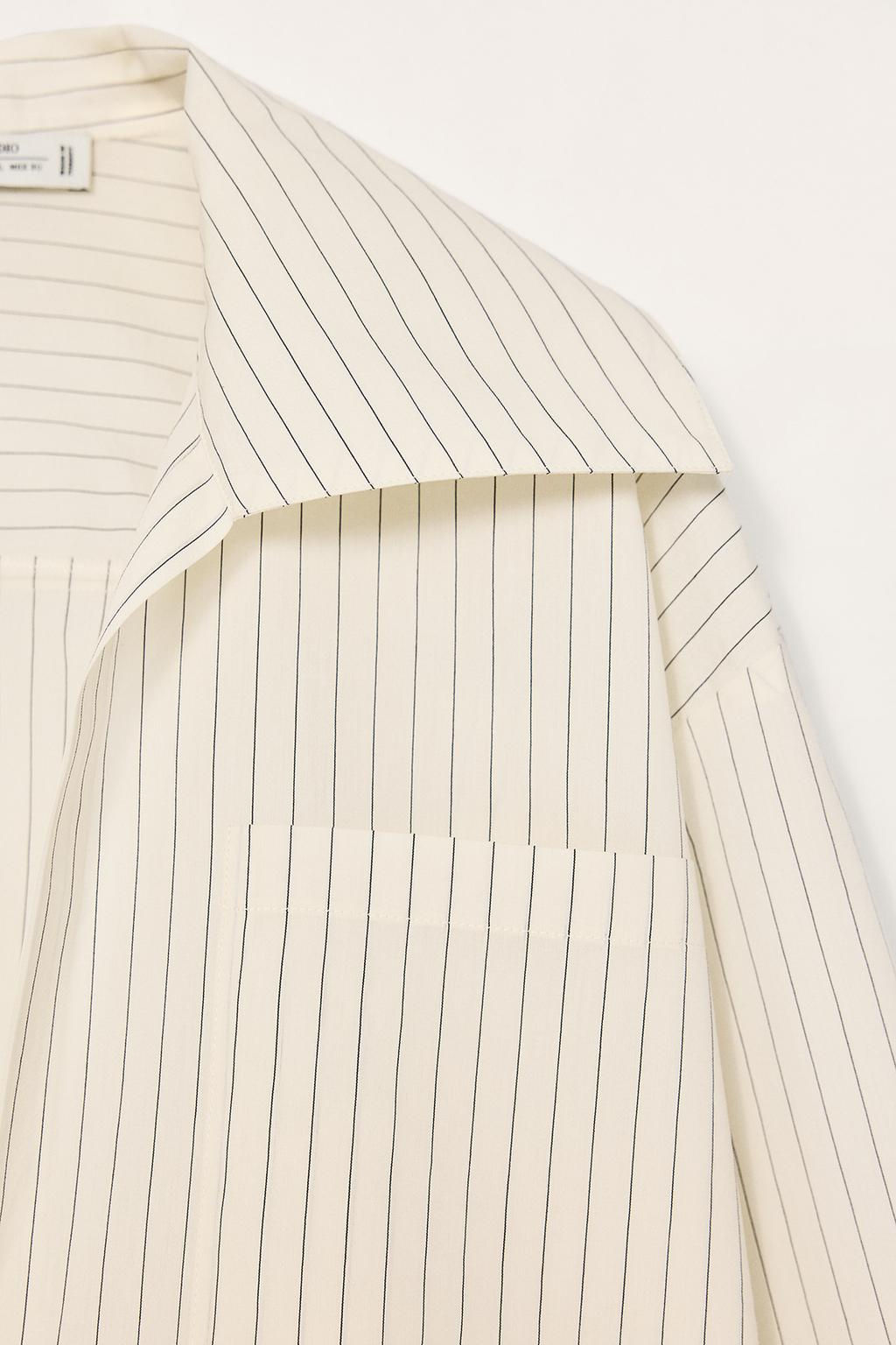 LIMITED EDITION STRIPED SHIRT WITH VENTS - Zara фото 5