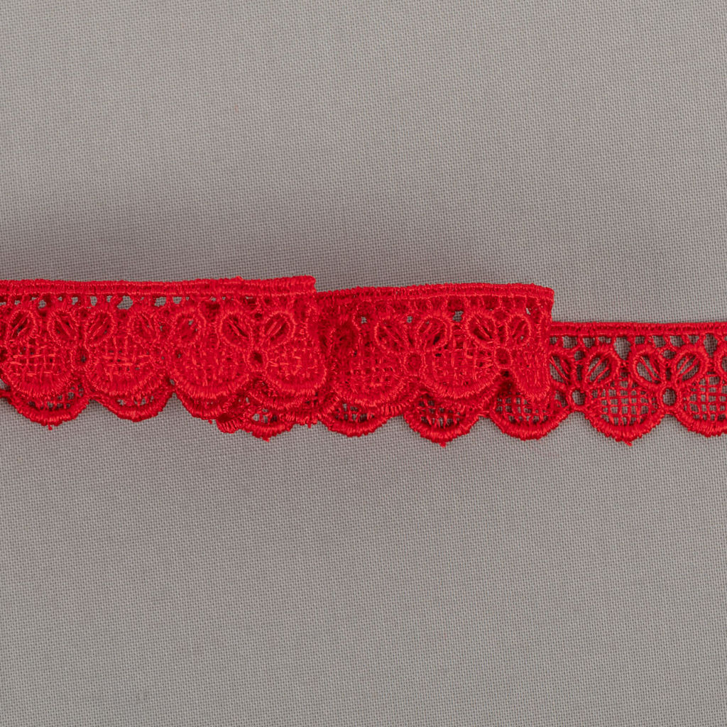 Гипюр Gamma 16 мм GGM-1601 в пакете 9 м 0.2 Турция GP006RE красный