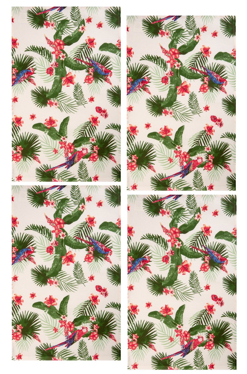 Набор вафельных полотенец 4 шт Happy Fox Home  фото 5