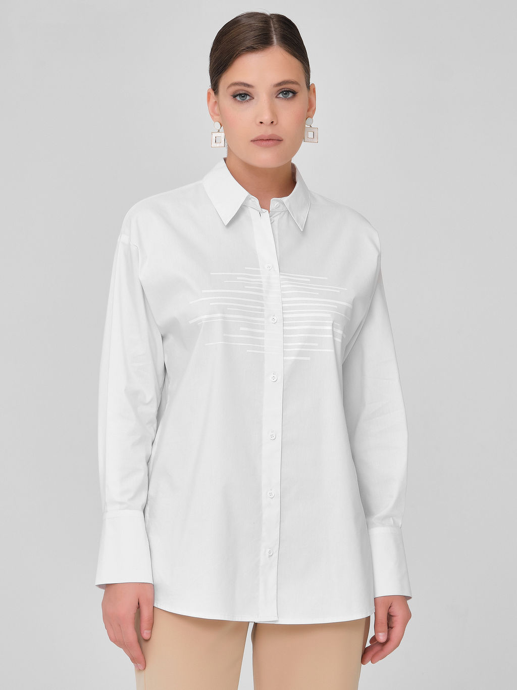 Блузка с принтом - Marchello marchellini фото 3