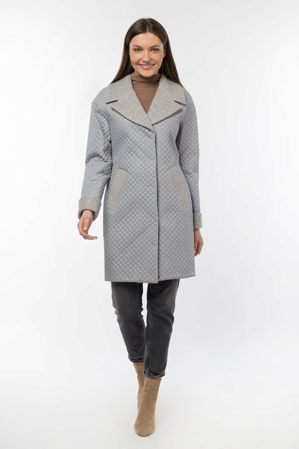 Пальто женское демисезонное Amalgama - Империя пальто фото 2