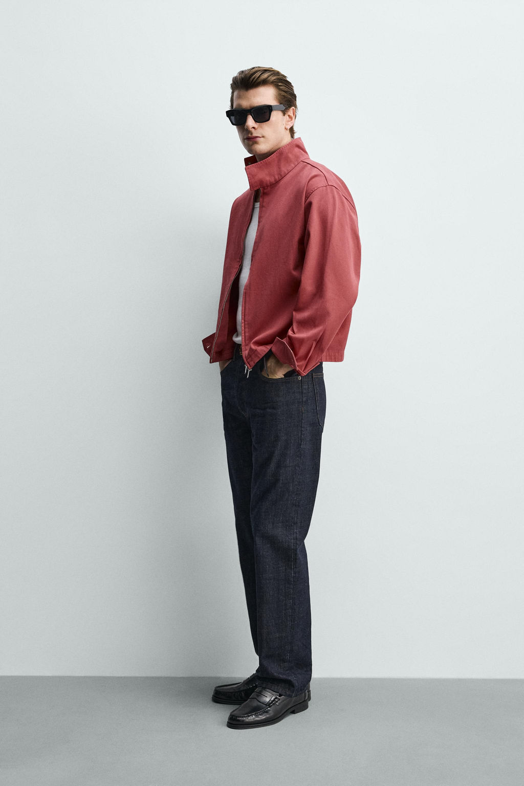 CAZADORA REGULAR FIT ALGOD?N LAVADO / 140 - Zara фото 4
