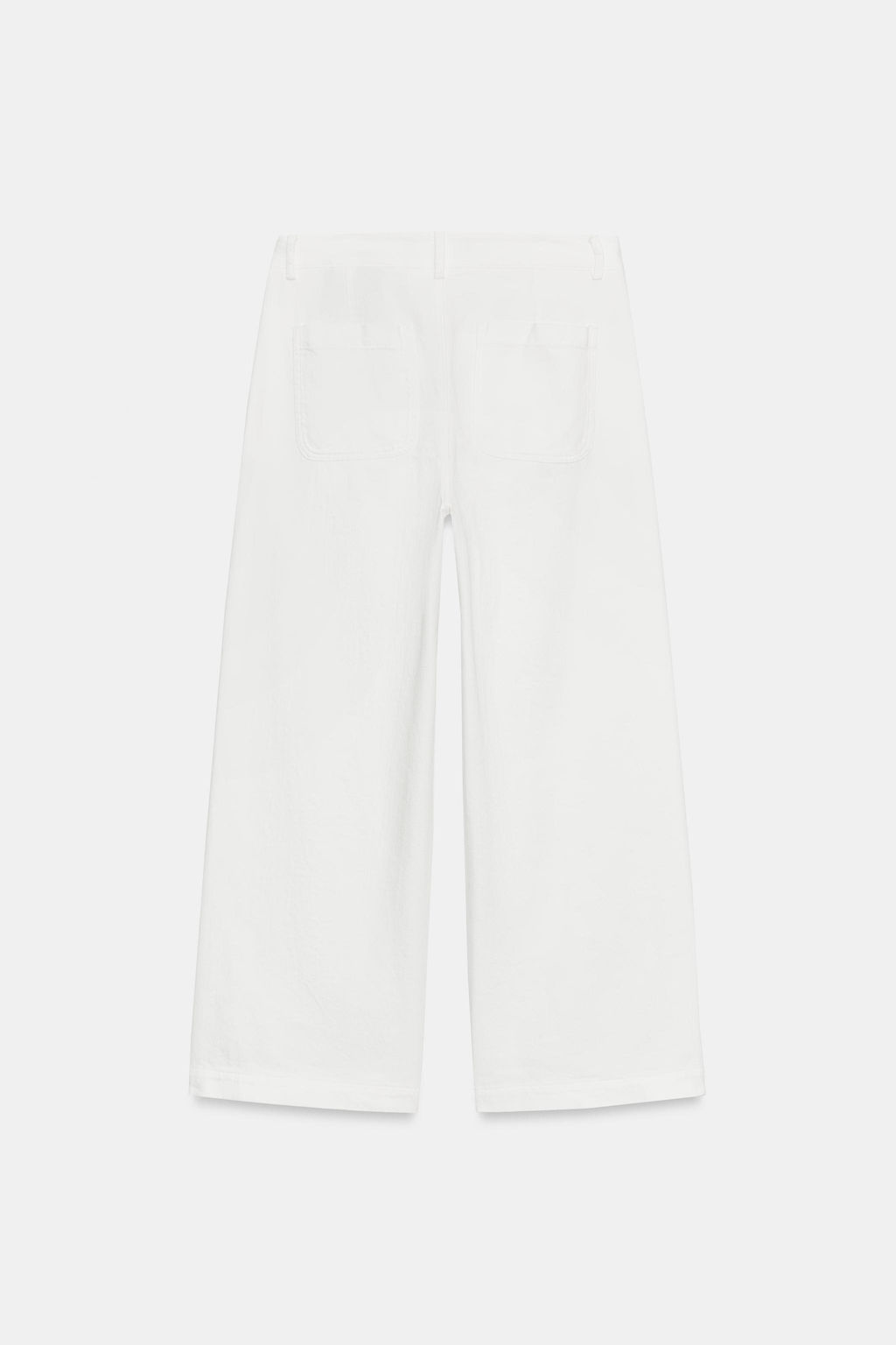 PANTAL?N CULOTTE BOTONES DORADOS / Blanco - Zara фото 7