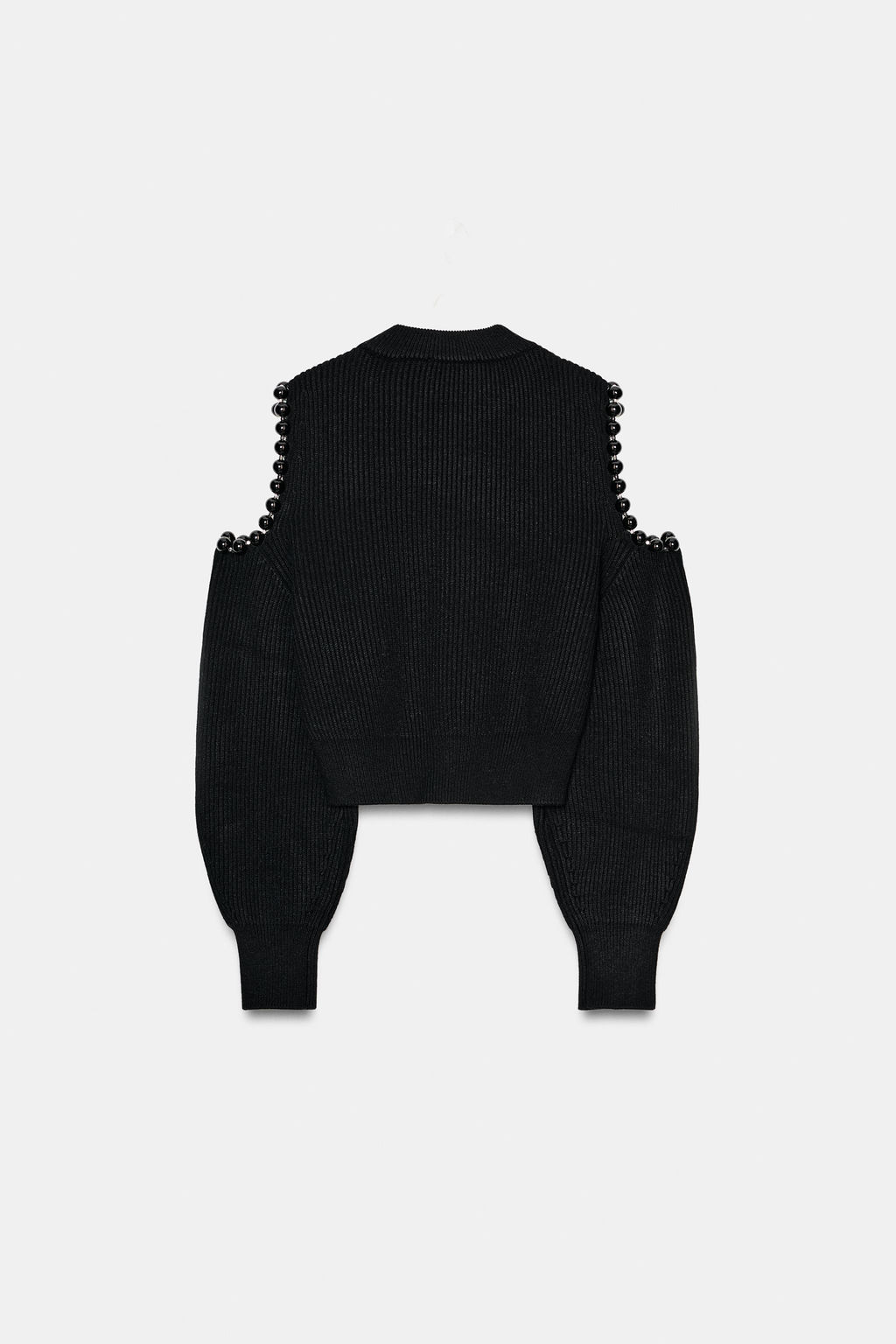 CUT-OUT BALL DETAIL KNIT JUMPER - Zara фото 8