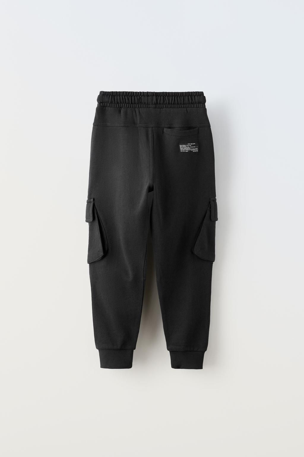 CARGO FLEECE TROUSERS - Zara фото 2