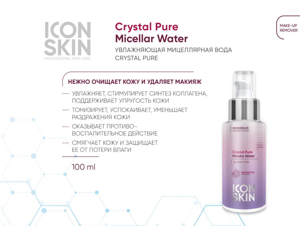 Набор средств для ухода за всеми типами кожи Re:Mineralize № 1, 5 средств travel size. - Icon skin фото 3