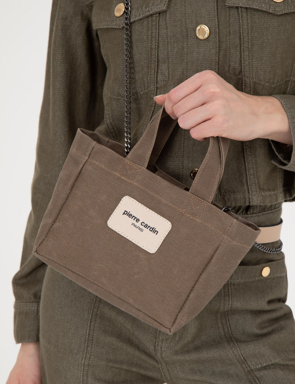 Kahverengi Kanvas _anta - Pierre cardin фото 2