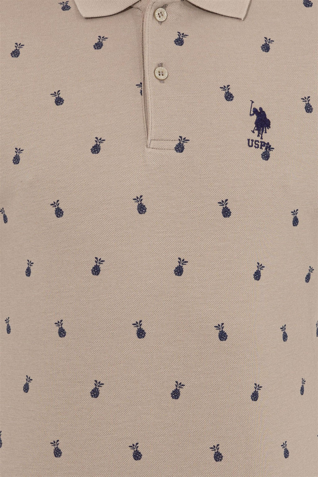 Мужская футболка цвета хаки с воротником-поло Неожиданная скидка в корзине - U.s. polo assn фото 6