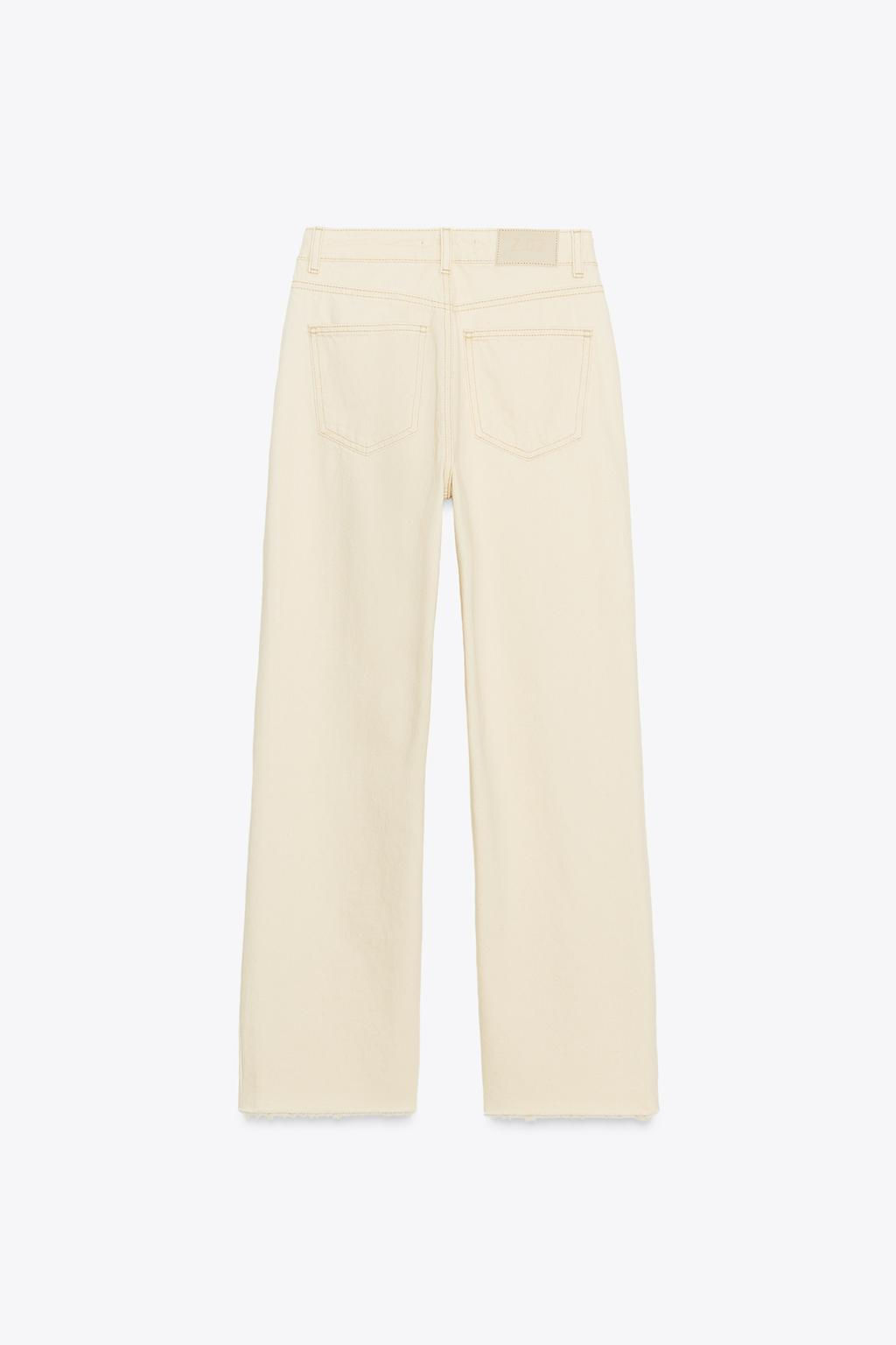 JEANS Z.02 STRAIGHT ANKLE HIGH-WAIST - Zara фото 8