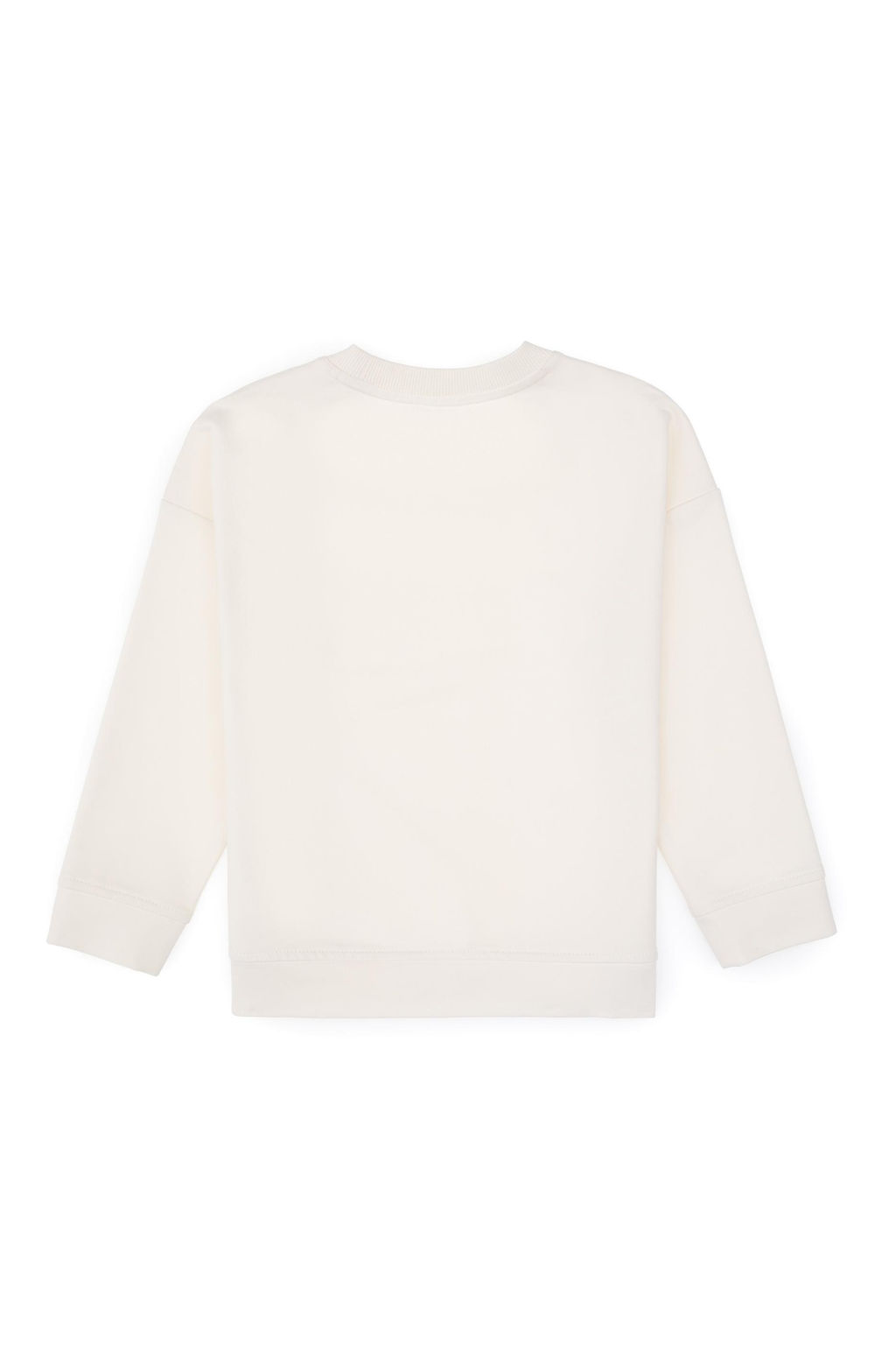 K_z _ocuk Krem Bisiklet Yaka Sweatshirt Sepette S_rpriz _ndirim - U.s. polo assn фото 3
